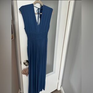 Old Navy Women’s Purple Jumpsuit Wide Leg Elastic Waist Size S